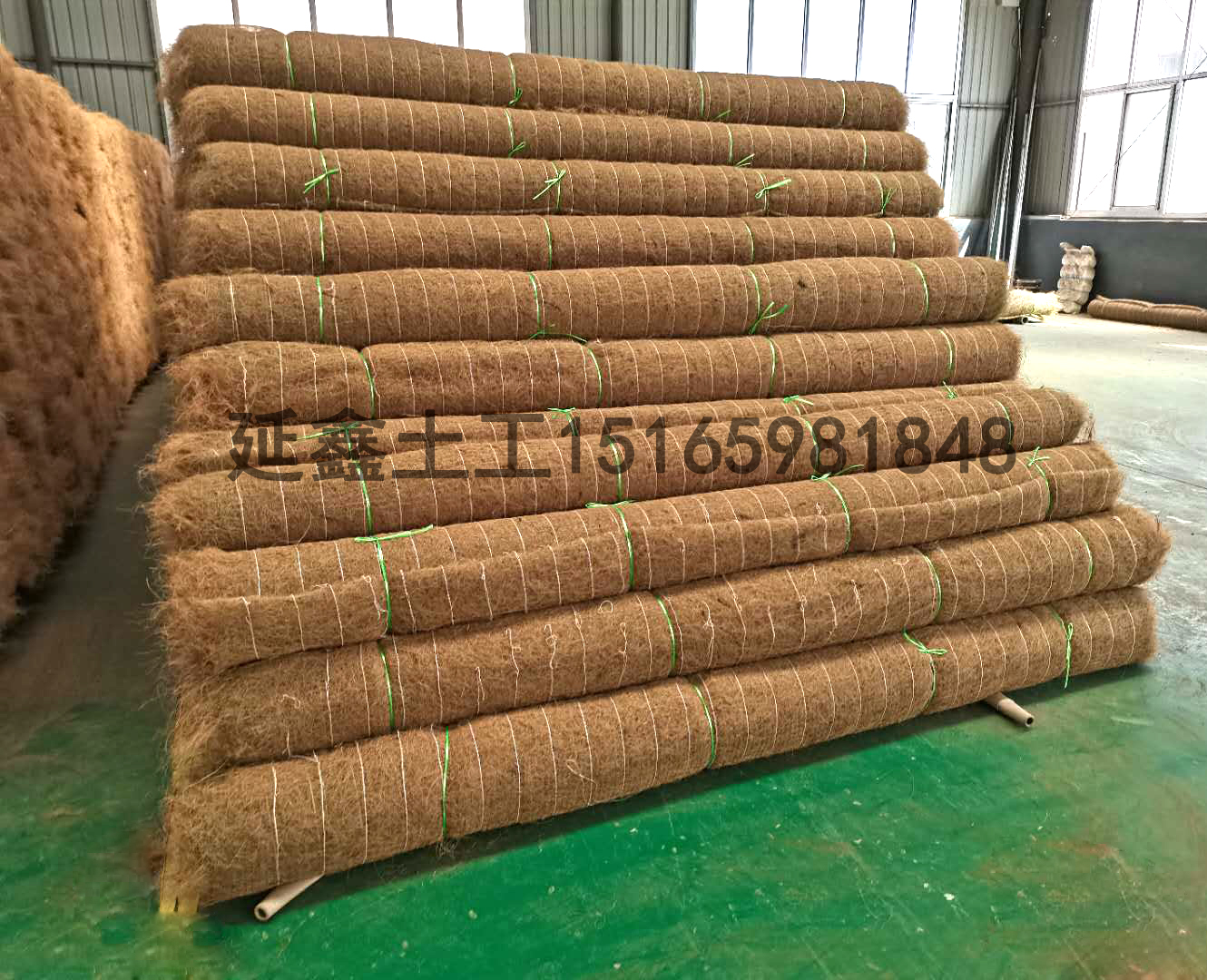 植物椰丝毯如何正确施工?(图2) 植物椰丝毯如何正确施工?(图2)